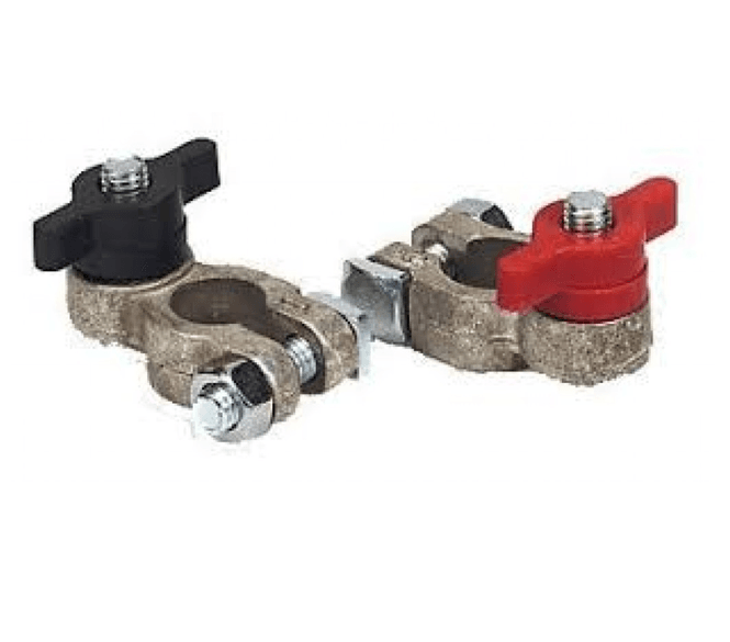 Hovedbilde Batteripolsko m/vingemutter minus 