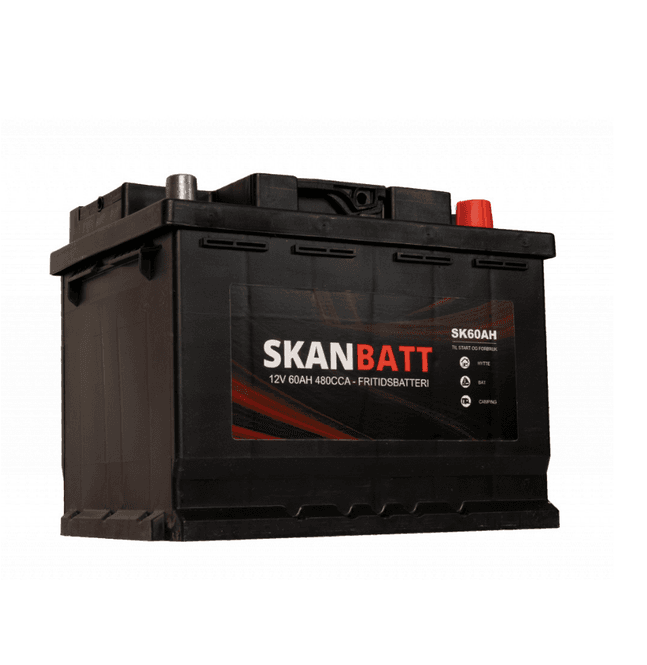 Hovedbilde SKANBATT Fritidsbatteri 12V 60AH 480CCA