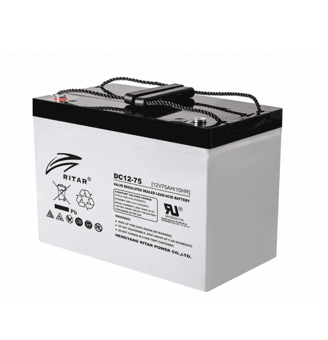 Hovedbilde RITAR AGM Deep Cycle Batteri 12V 75AH C10