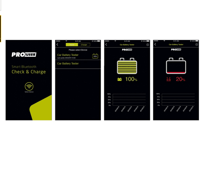 Hovedbilde PROUSER Bluetooth Batteritester