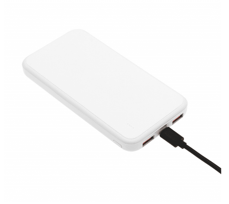 Powerbank 20000mAh 5V USB-C og USB-A - Hurtiglader